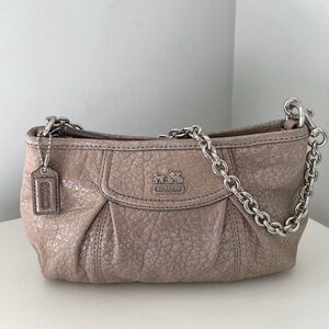 Coach Metallic Madison Large Wristlet Bag